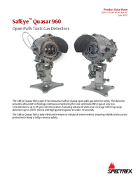 Thumbnail of document Data Sheet - SafEye Quasar 960